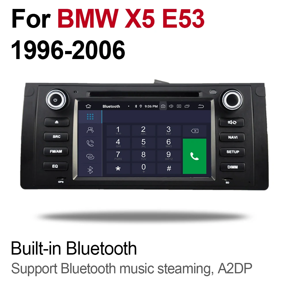 7 &quotAndroid автомобильный мультимедийный плеер 2 Din WIFI GPS навигация Авторадио для BMW X5