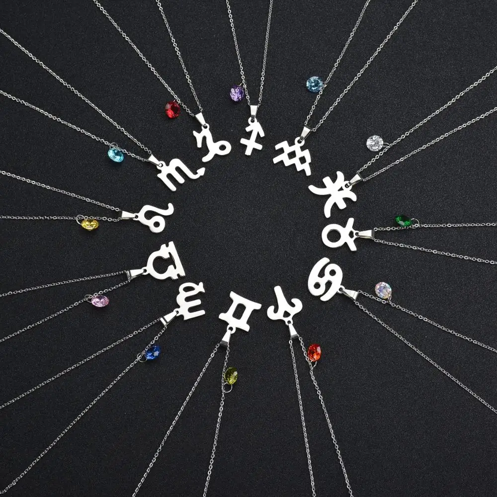 Бриллиант двенадцать созвездий с цирконием ювелирное изделие подвеска из