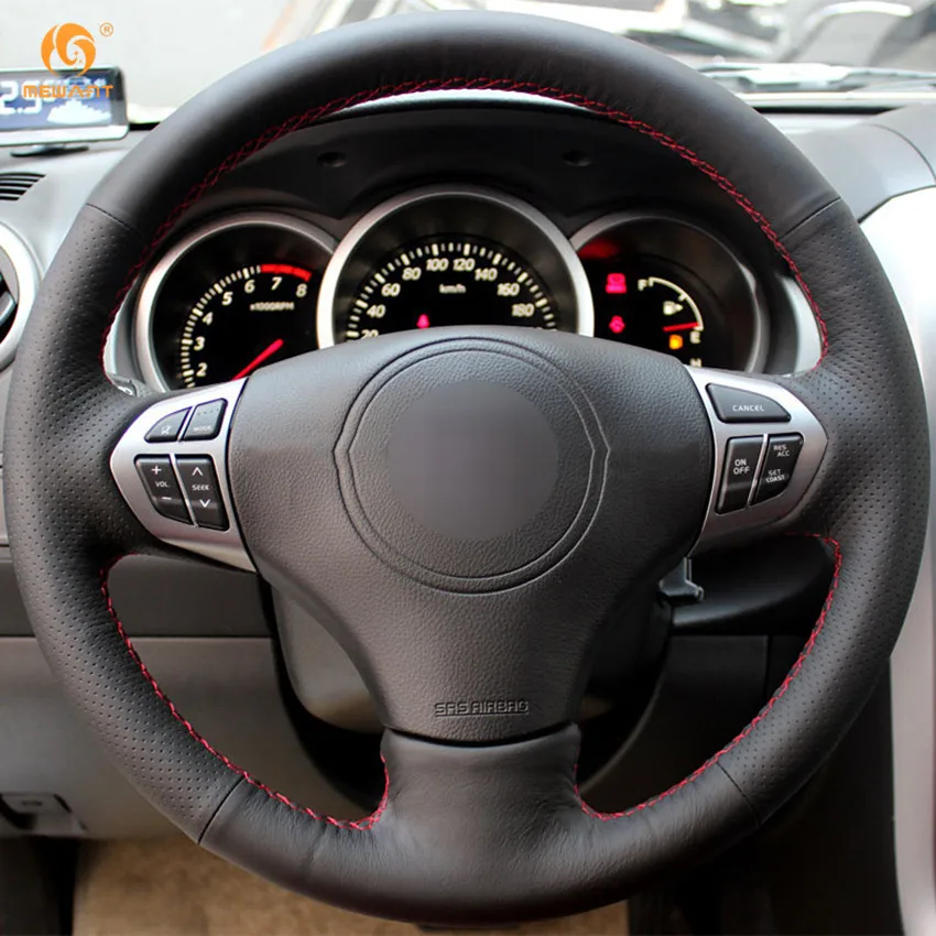 Чехол на руль автомобиля из искусственной кожи для Suzuki Grand Vitara 2007 2008 2009 2010 2011 2012