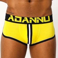 boxer men underwear mens cotton cuecas masculina man boxers open butt new fashion underpants boxershorts breathable boxers