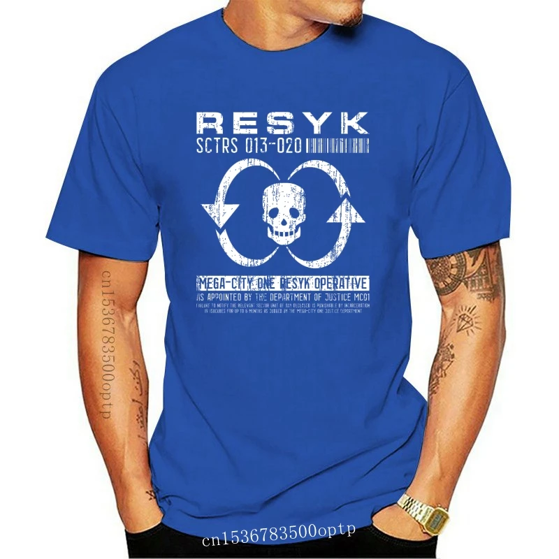 

New Men t shirt Short sleeve Dredd RESYK Operative Unisex T Shirt Women t-shirt tee tops