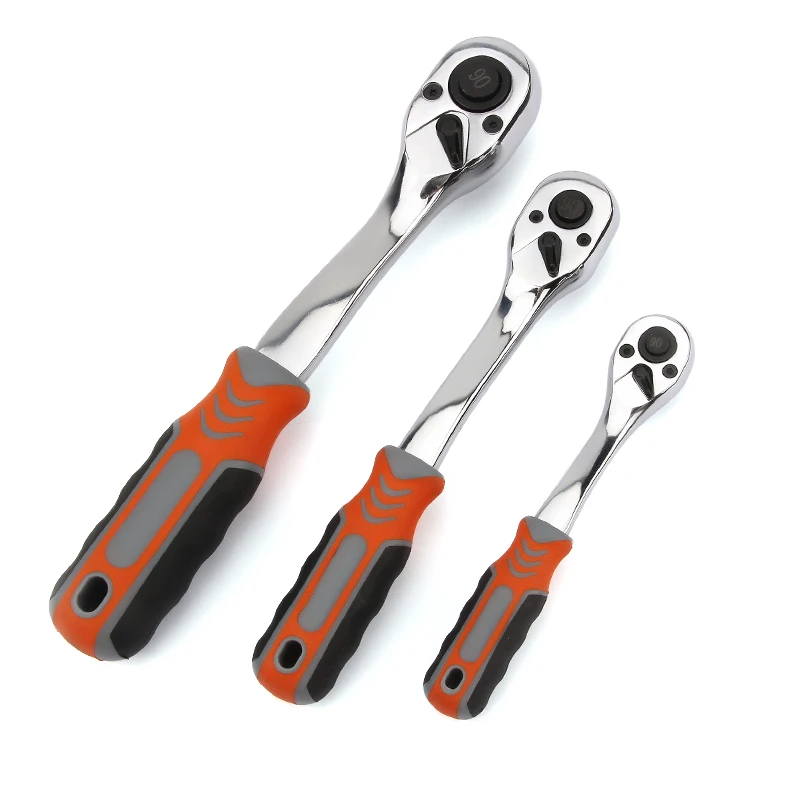 

Ключ с храповым механизмом, 90 зубьев, 1/4 дюйма, 3/8 дюйма, 1/2 дюйма, 1 шт.