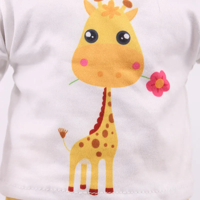 

Promotio!2 Pcs/Set Cute Pajamas Doll Accessories Clothes Dress For 18 Inch Girl Doll & 43 cm New Born Baby Doll,Our Generation