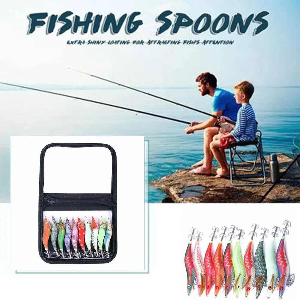 

Полный светящийся искусственный крючок, светящаяся искусственная приманка, приманка-осьминог, жесткая приманка-креветка