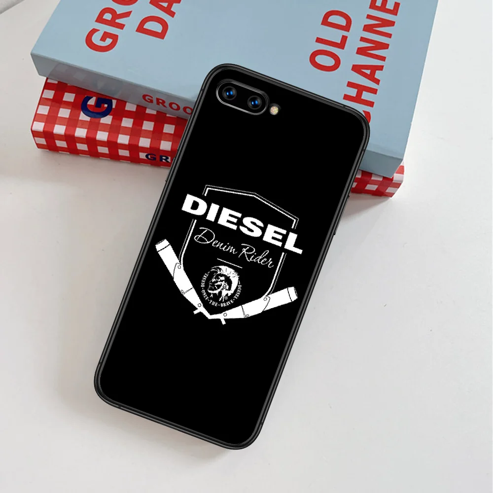 

Diesel Fashion Trend Brand Phone Case For Huawei Honor 6A 7A 7C 8 8A 8X 9 9X 10 10i 20 Lite Pro Play black Shell 3D Prime