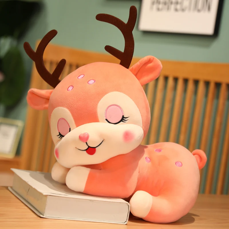 

20-40cm Cute Dream Fawn Plush Toys Stuffed Lovely Animals Dolls Soft Baby Finger Pillow for Kids Girls Birthday Gifts