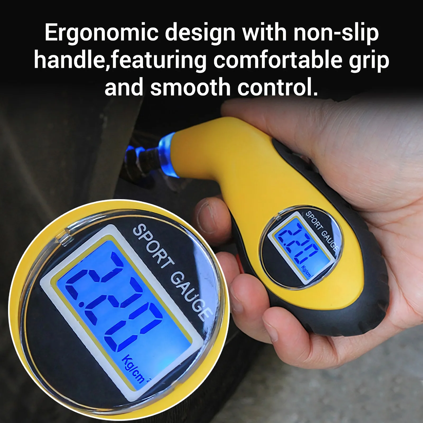 Цифровой манометр для шин регулируемый измеритель давления в шинах 0 150 PSI