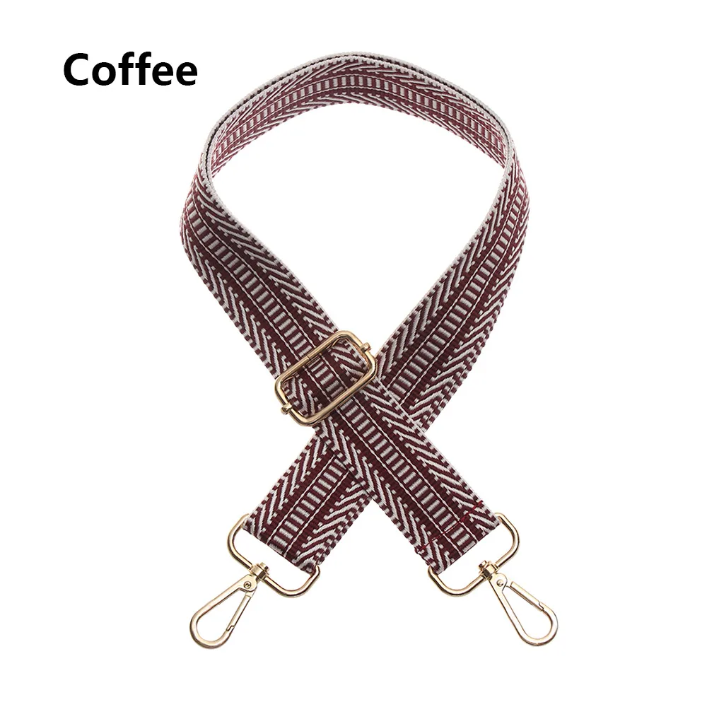style1-9 Женские цветные нейлоновые сумки, ремешки для сумок, радужная Регулируемая Вешалка на плечо, ремень для сумок, декоративная цепочка, аксессуары для сумок - Цвет: style1-9