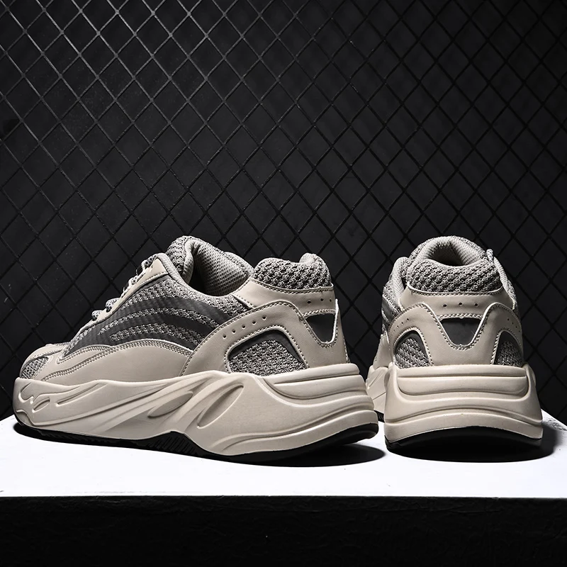 Мужские и женские кроссовки спортивная обувь для бега на платформе отражающая