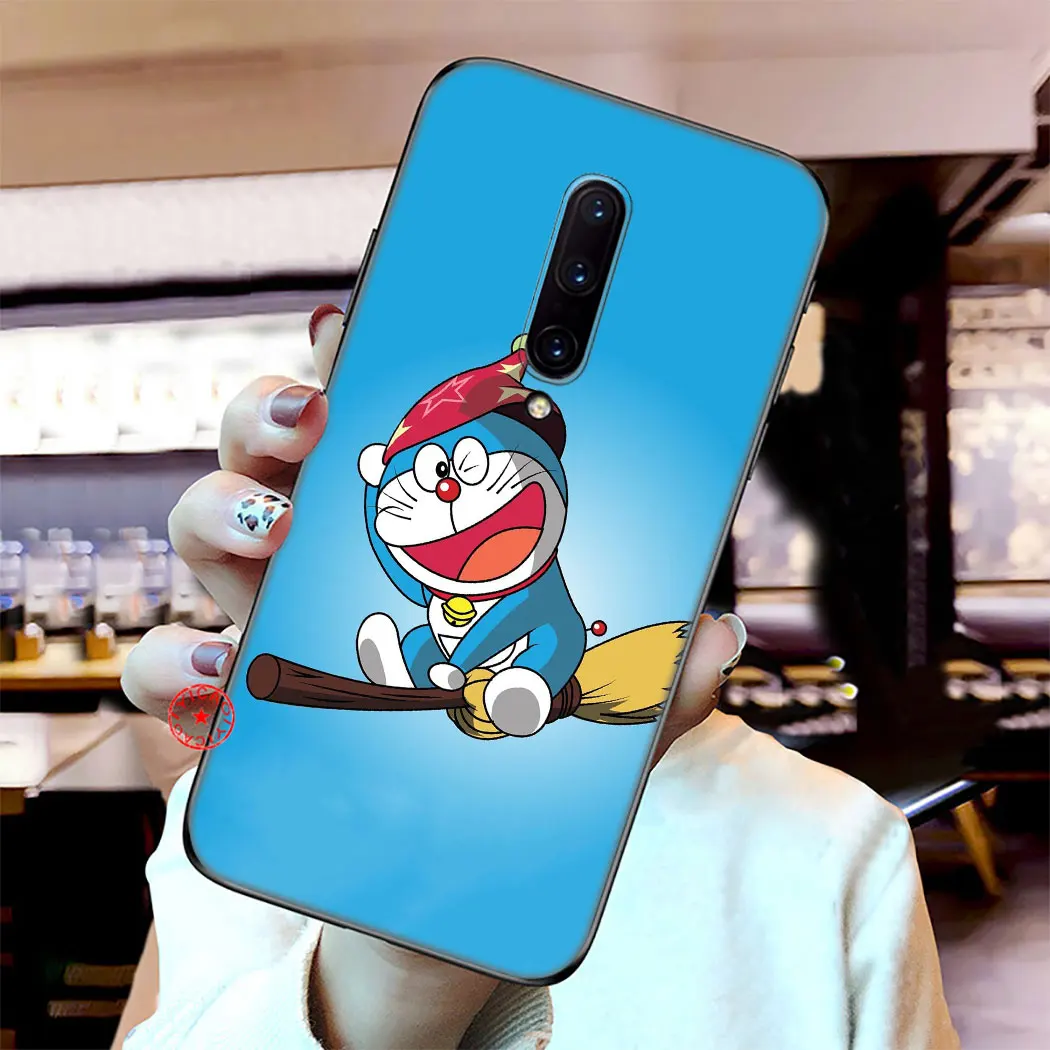 Аниме мультфильм Дораэмон Мягкий силиконовый чехол для oneplus 5 5t 6 6t 7 Pro Чехол |