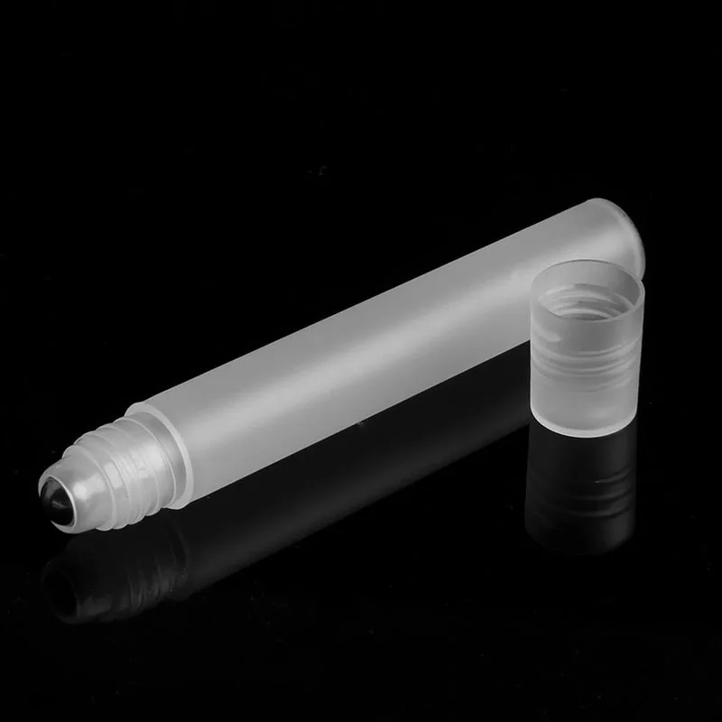 

20PCS 5ml/10ml Empty Roll On Bottle Stainless Steel Roller Ball Liquids Perfume Oil Lip Gloss Matte Bottle