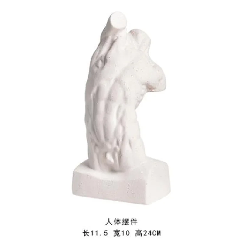 

Nordic Creative Human Body Statues Decoration Luxury Resin Sculptures Ornaments Modern Home Office Decoration Accessories Gifts