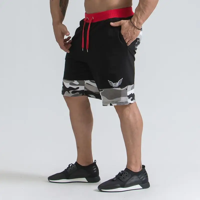 Новые мужские спортивные хлопковые шорты для бега Спорт на открытом воздухе