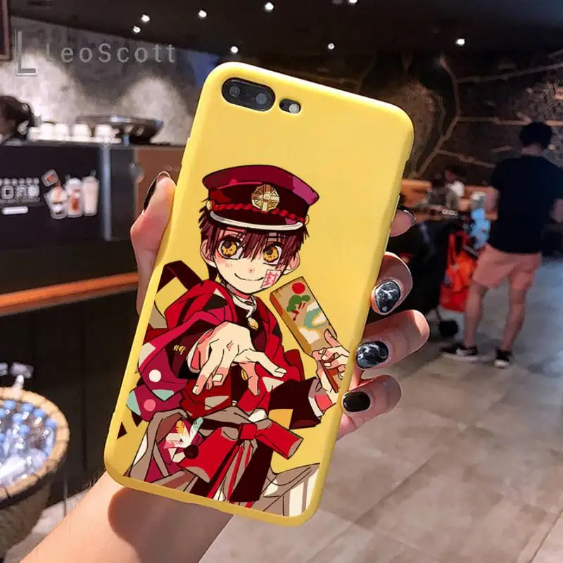 

Anime Toilet Bound Hanako Kun Phone Case Candy Color for iPhone 11 12 mini pro XS MAX 8 7 6 6S Plus X 5S SE 2020 XR