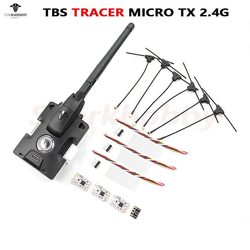 

Original TEAM BLACKSHEEP TBS TRACER MICRO TX 2.4G Starter Set With 3 Tracer Nano RX Receiver 6 Immortal T Antenna For RC FPV