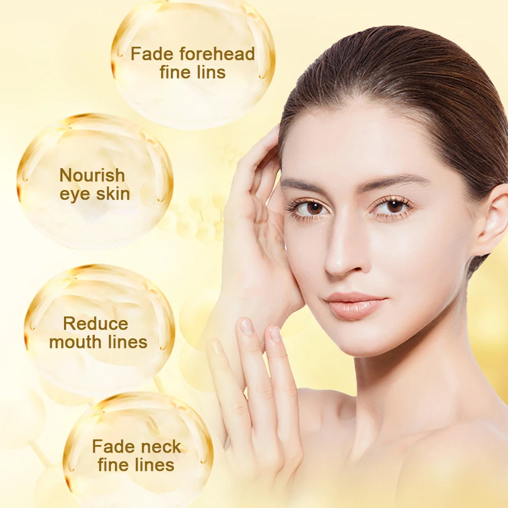 Золотая увлажняющая маска для глаз патч 60 шт = 30 пар Кристалл Коллаген анти