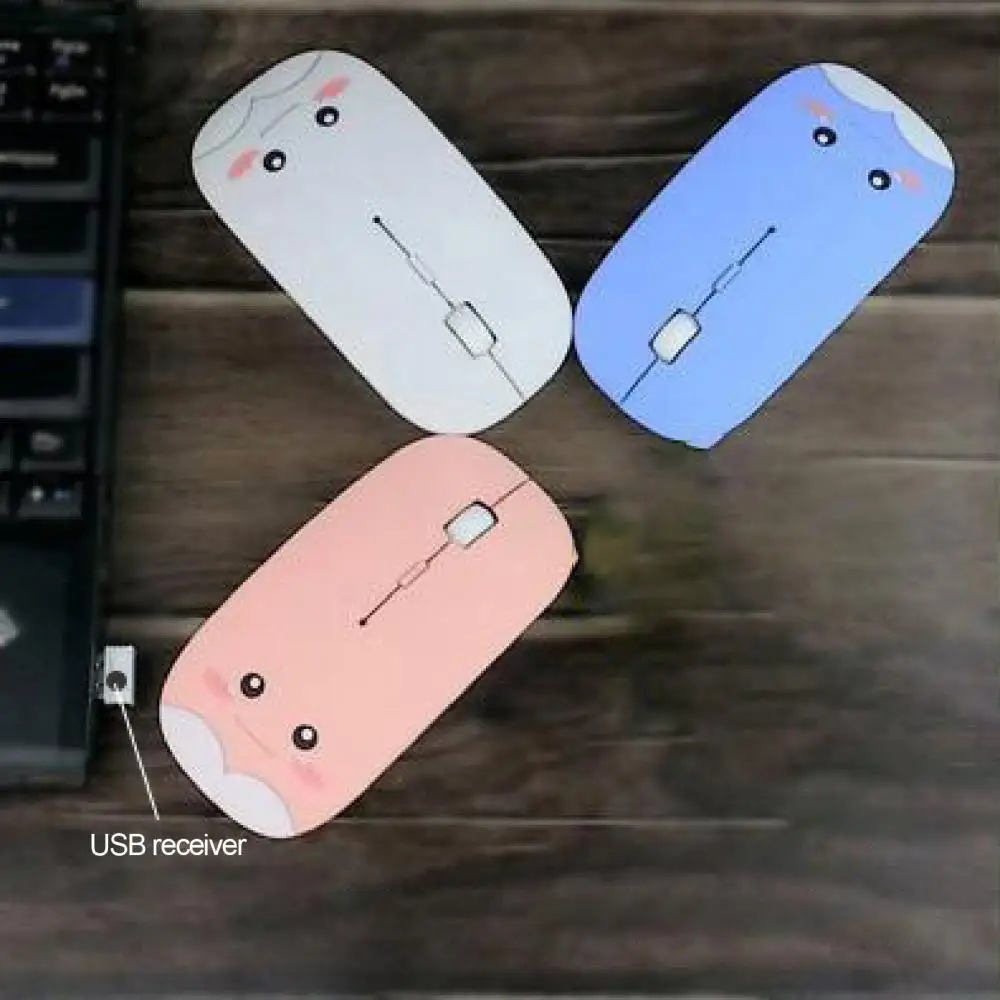 

Портативная беспроводная Милая мышь 800/1200/1600 DPI Bluetooth 5,0, Компьютерный Аксессуар