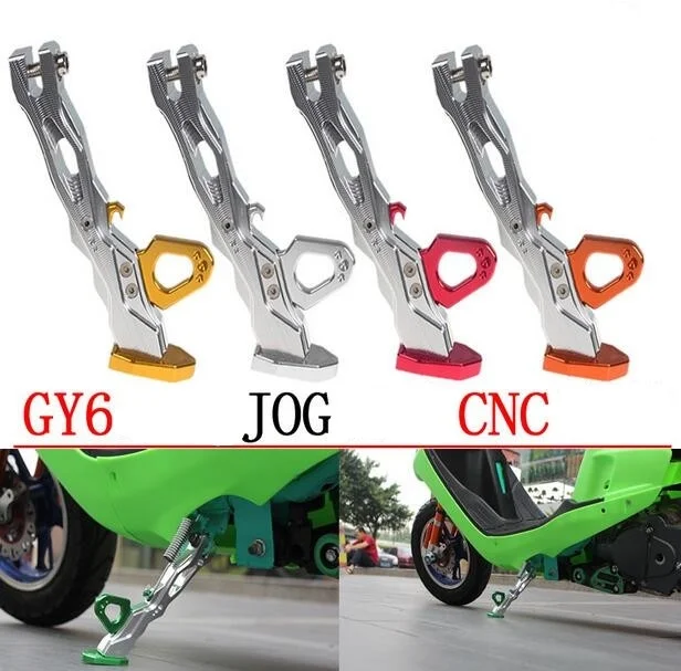 

Motorcycle Parts 28cm Aluminum Alloy Side Stand Motorcycle Modification Accessories CNC Tripod Side Frame Parking Feet Kickstand