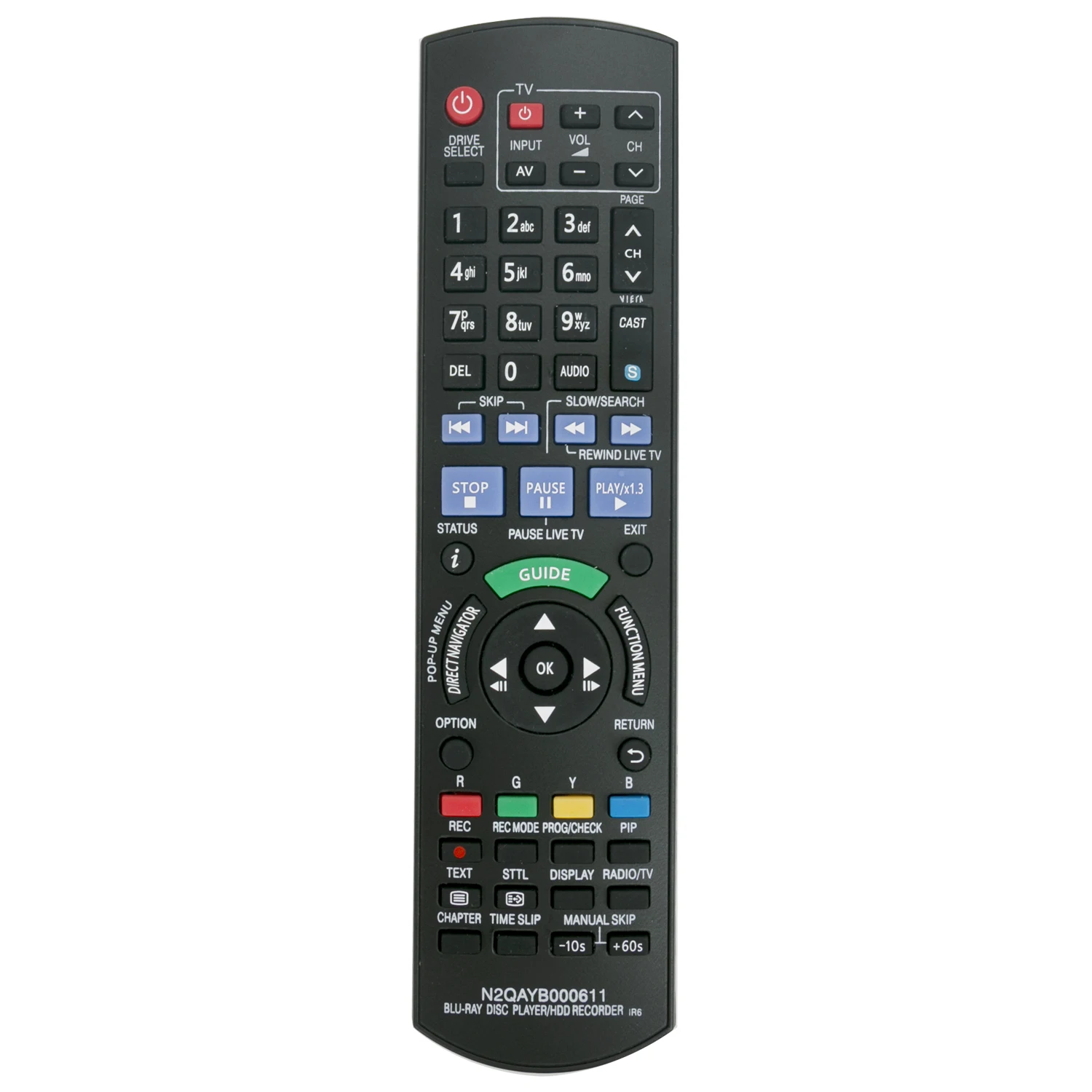 Новый N2QAYB000611 замененный пульт дистанционного управления для Panasonic blu-ray рекордер