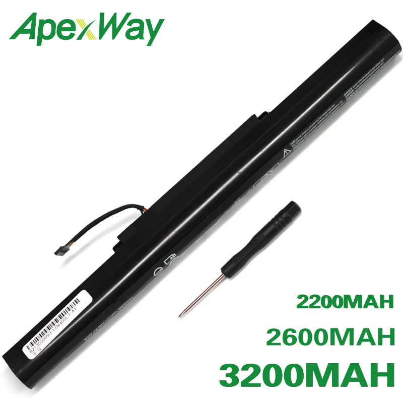 ApexWay батарея L14L4A01 L14L4E01 L14M4A01 L14M4E01 L14S4A01 L14S4E01 для Lenovo IdeaPad 500 15ACZ Z41 Z51 70 70|Аккумуляторы