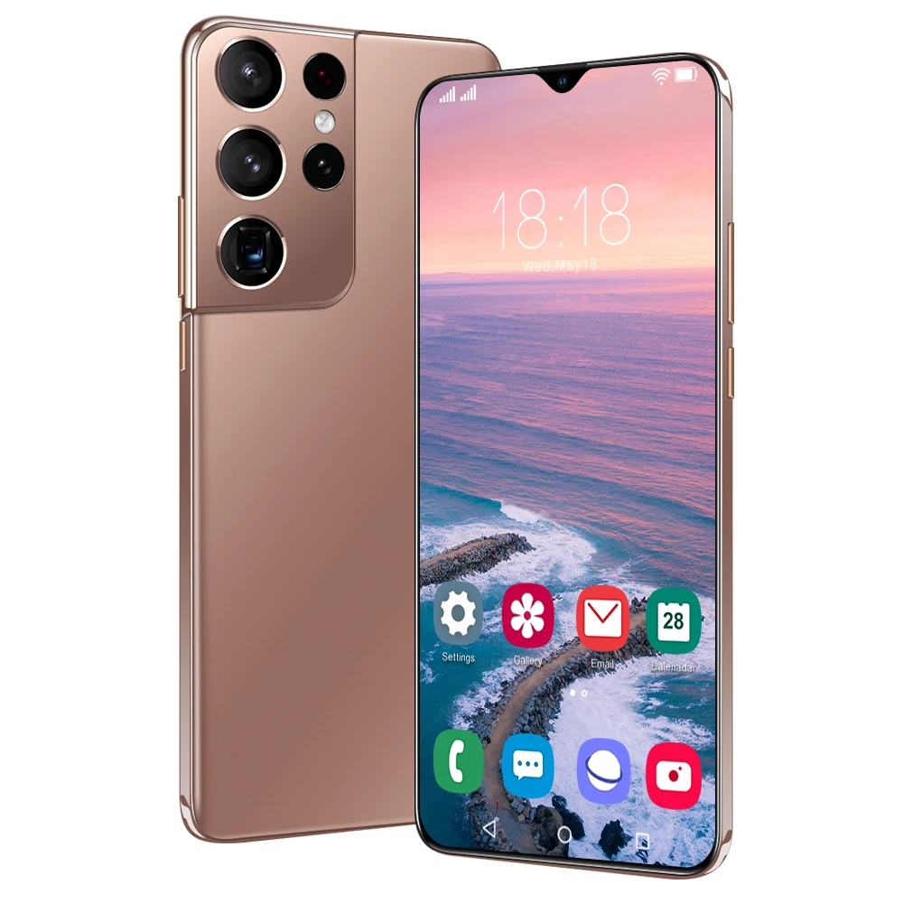 

Новинка 2021, смартфон S21 Ultra, 6,7 дюйма, 10 ядер, 1440*3200, 12 Гб + 256 ГБ