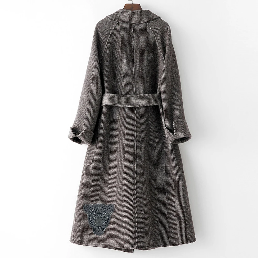 1 предмет одежда рубашка Топ сделай сам большая Лоскутная футболка с леопардовой