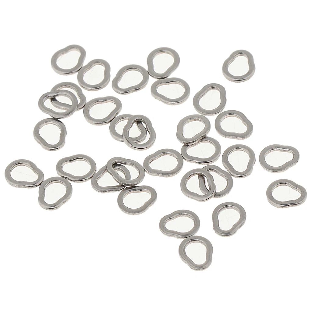

30 Pieces Tackle Rig Rings Carp Bream Tench Barbel Pike