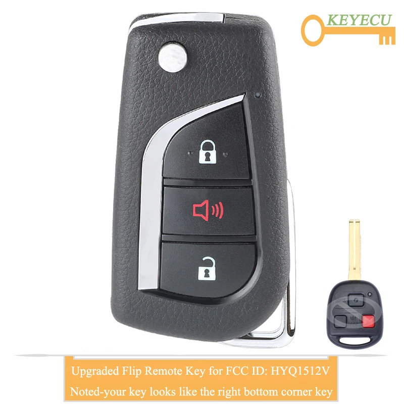 KEYECU обновленный пульт дистанционного управления с откидной крышкой