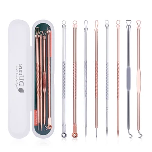 DUcare 4 шт. для удаления угрей, акне иглы из нержавеющей стали от прыщей пятна экстрактор, для лечения прыщей, игла для чистки лица Уход за кожей лица чист инструмент