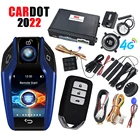 Cardot кнопка пуска кнопка управления App автомобильный старт стоп двигатель Lcd Дистанционное открытие багажника устройство зажигания с автомобильной сигнализацией