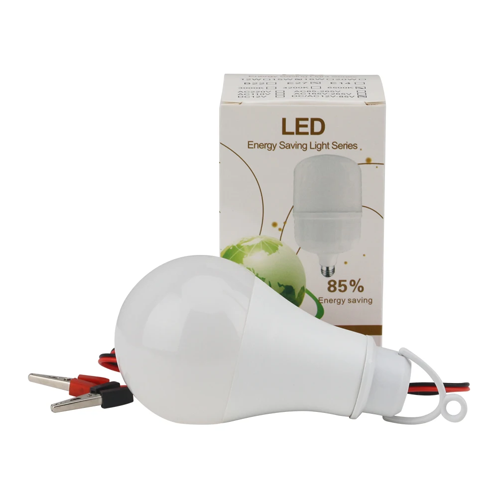 10 шт. светодиодный светильник с зажимом питания AC DC 12-85 в Светодиодный точечный