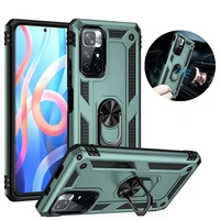 shockproof phone case for poco x3 x3pro x3gt x3nfc magnetic car holder protective cover for poco m3 m4 pro 5g f3 f2pro back case