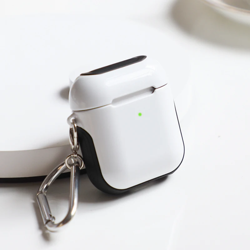 

Защитный чехол для наушников Apple Airpods 1 и 2, синий, желтый, белый
