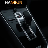 aluminium alloy car center console gear shift frame decoration sticker for porsche panamera 971 2017 18 interior accessories