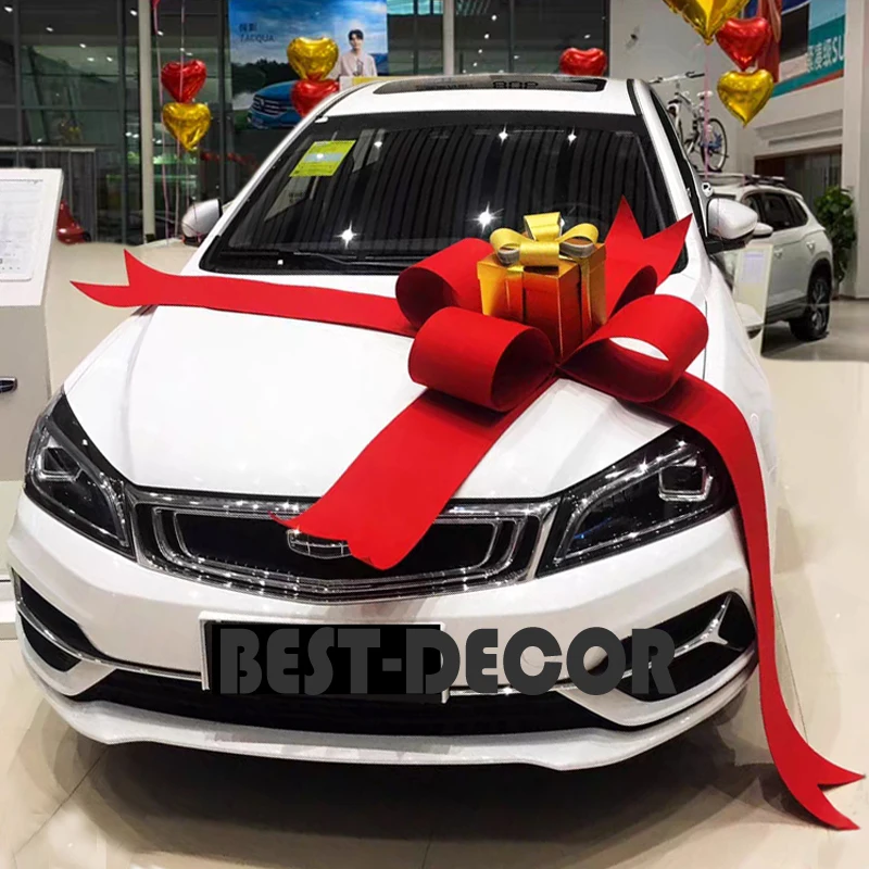 Большой бант для автомобиля украшение свадебного день рождения выпускной