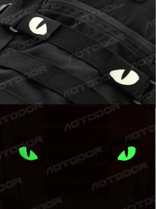 Светящиеся нашивки с кошачьими глазами маленьким дьяволом светящиеся значки