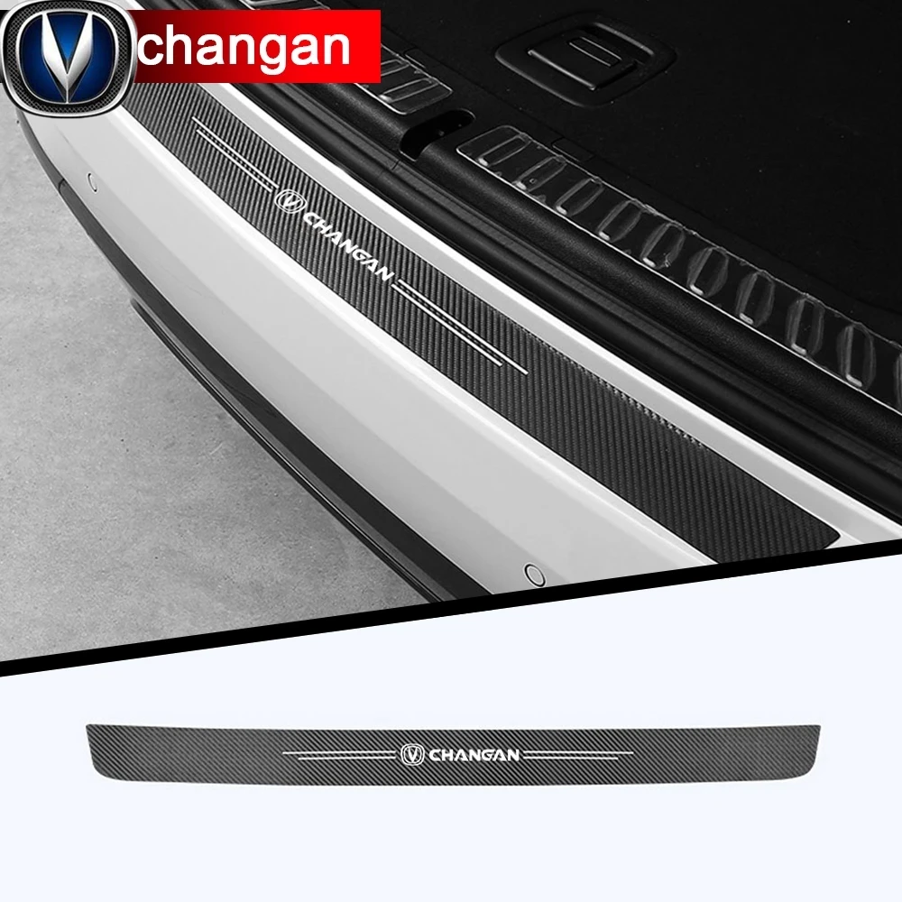 

Защитная Наклейка на багажник автомобиля, рисунок из углеродного волокна для Changan CS95, CS85, CS75, CS55, CS35, CS15, EADO, стикеры, аксессуары