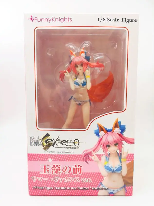 

24cm Fate Grand Order Fate Extella Tamamo No Mae Anime sexy Figure Toy Collection Model Toy Action figure for friends gift
