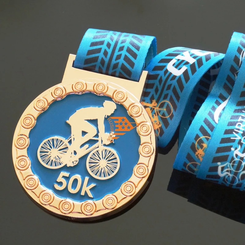 Индивидуальные велосипедные медали на заказ памятные велосипедную гонку