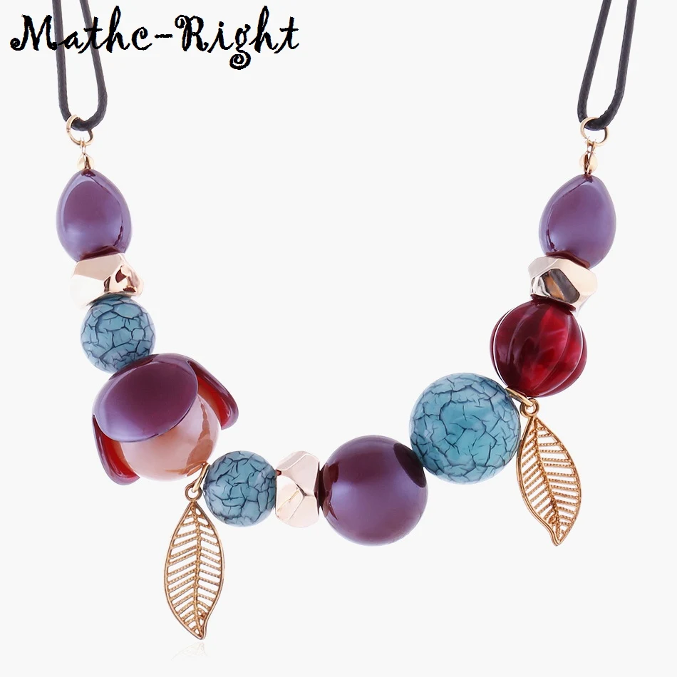 Подходящие ожерелья и кулоны для женщин/эффектные/Бусы/Kpop/леди/акрил/ожерелье