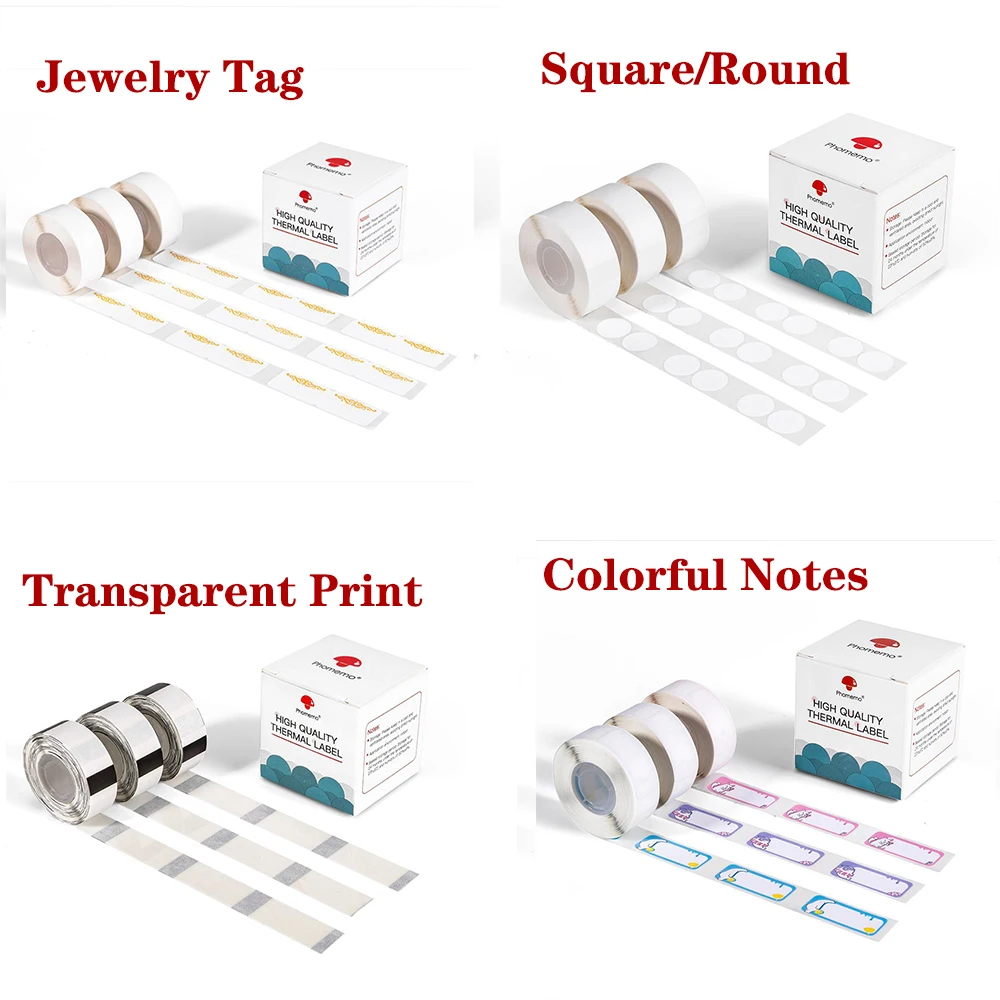 Phomemo D30 Бумага украшения в стиле рок н ролл ценник билеты Термальность