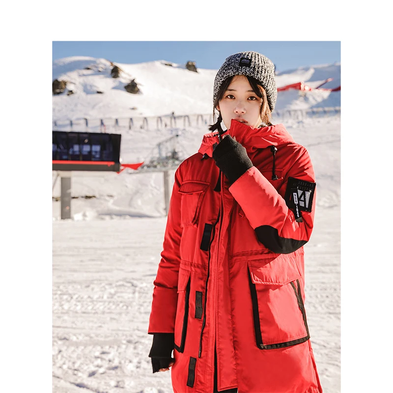 INMAN с капюшоном Свободное крутое стильное короткое женское пуховое пальто для