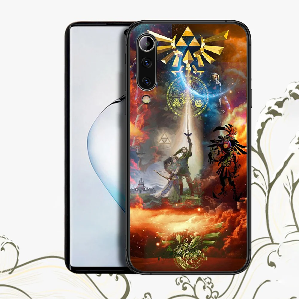 

Game Legends of Zeldas Xiaomi Mi Note 10 A3 9T 10T 9 MAX 3 A2 8 9 pocox3 cc9 Lite Pro Ultra For Phone Case black Funda Silicone