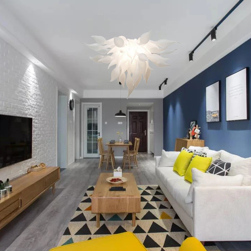 Оптовая продажа художественная белая фотолюстра от китайского поставщика