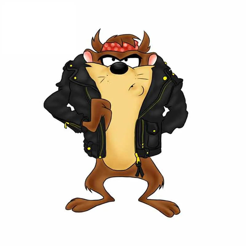 

Serious Taz Windshield Decal Cartoon Car Stickers Suitable for Any Flat and Smooth Clean Surface Window Laptop Decals KK13*10cm