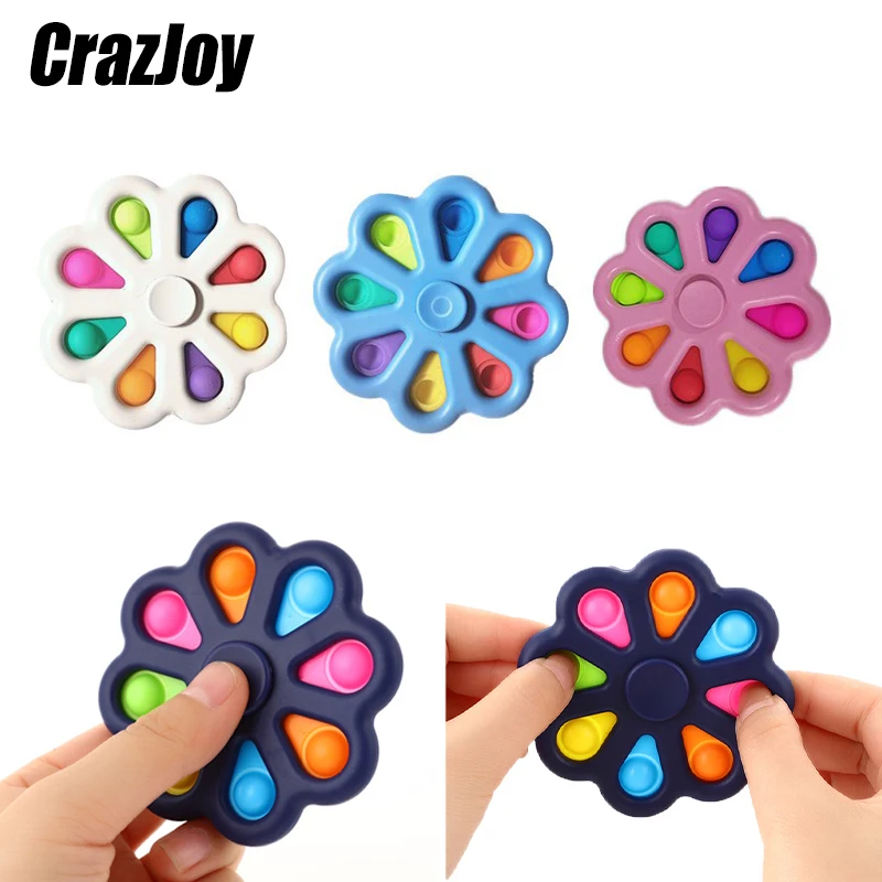 

It Antistress Dimple Fidget Toy Fingertip Rotation Simpl Dimmer Brinquedos Stress Relief Hand For Kids Easy To Usesoft Silicone