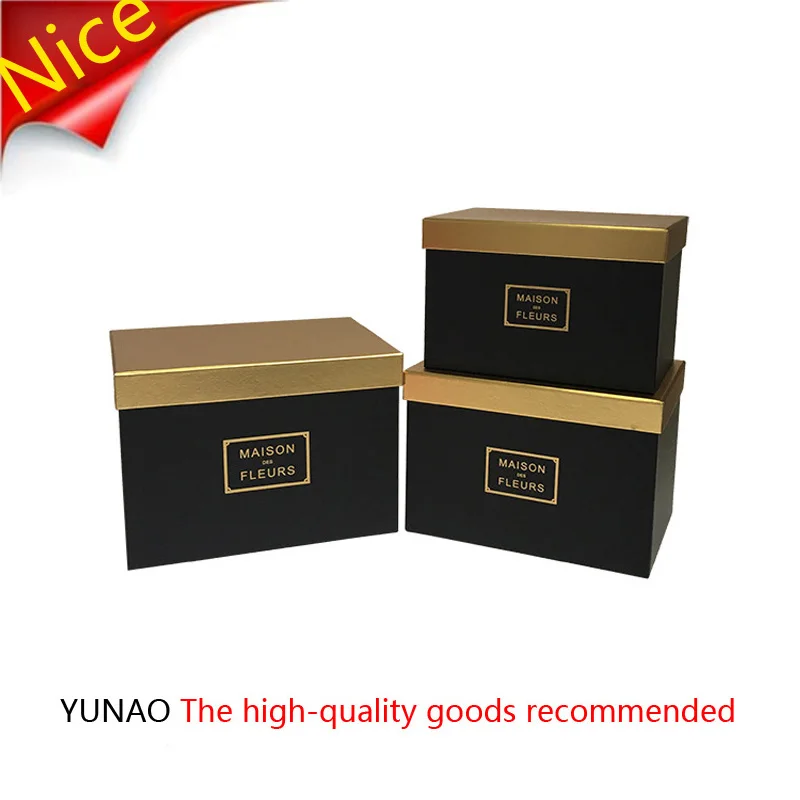 3 шт./компл. квадратная Цветочная коробка Золотое мыло в подарочной коробке Роза