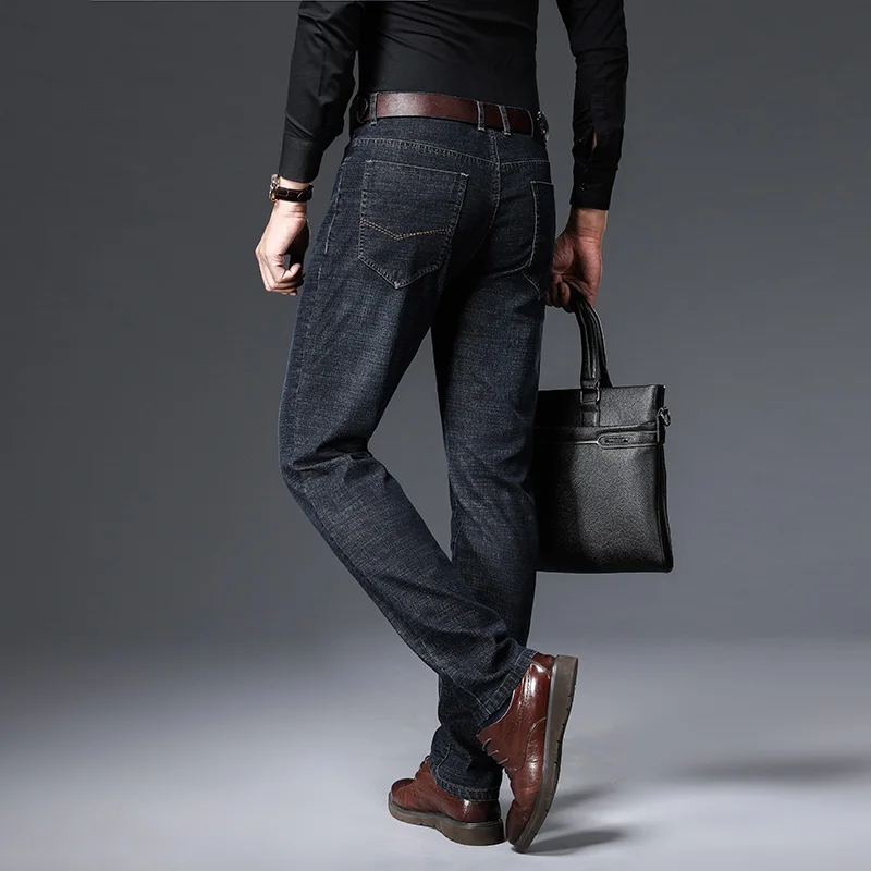 

200 New Men Activities Warm Jeans High Quality Famous Brand Autumn Winter Jeans warm flocking warm soft men jeans