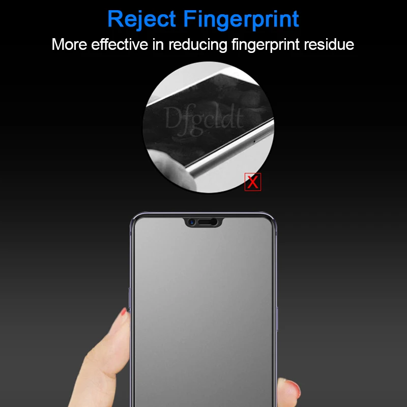 Закаленное стекло без отпечатков пальцев для OPPO R17 Pro R15x R15 R11 F11 F9 F7 F5 A7 A5 защитная