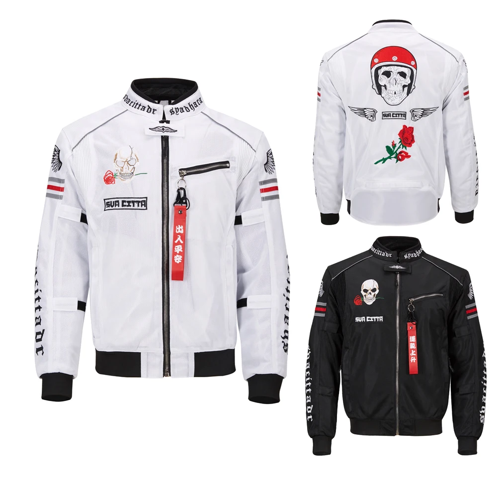 Мотоциклетная одежда для мужчин и женщин тонкая Воздухопроницаемая сетчатая в